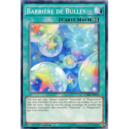 Yu-Gi-Oh TCG CORE-FR058 C Barrière de Bulles Choc des Rebellions