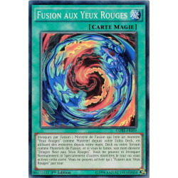 Yu-Gi-Oh TCG CORE-FR059 SR Fusion aux Yeux Rouges Choc des Rebellions