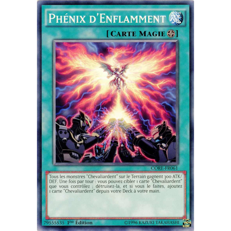 Yu-Gi-Oh TCG CORE-FR061 C Phénix d'Enflamment Choc des Rebellions