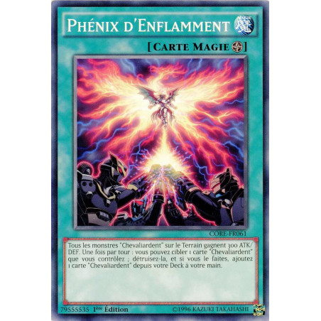 Yu-Gi-Oh TCG CORE-FR061 C Phénix d'Enflamment Choc des Rebellions