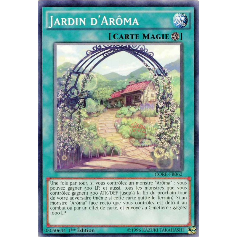 Yu-Gi-Oh TCG CORE-FR062 C Jardin d'Arôma Choc des Rebellions
