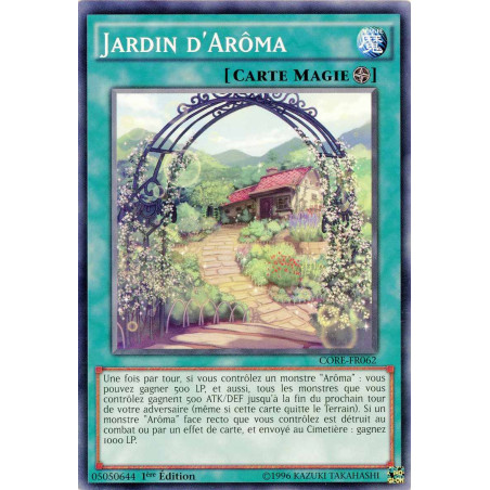 Yu-Gi-Oh TCG CORE-FR062 C Jardin d'Arôma Choc des Rebellions