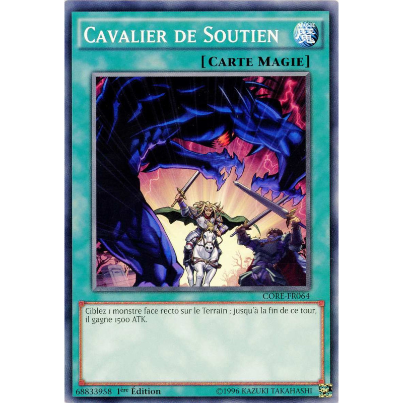 Yu-Gi-Oh TCG CORE-FR064 C Cavalier de Soutien Choc des Rebellions