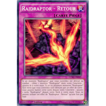 Yu-Gi-Oh TCG CORE-FR069 C Raidraptor - Retour Choc des Rebellions