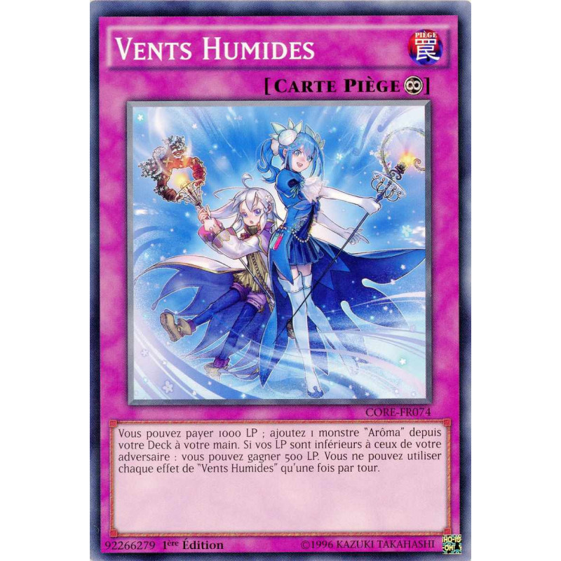 Yu-Gi-Oh TCG CORE-FR074 C Vents Humides Choc des Rebellions