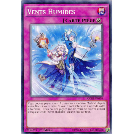 Yu-Gi-Oh TCG CORE-FR074 C Vents Humides Choc des Rebellions