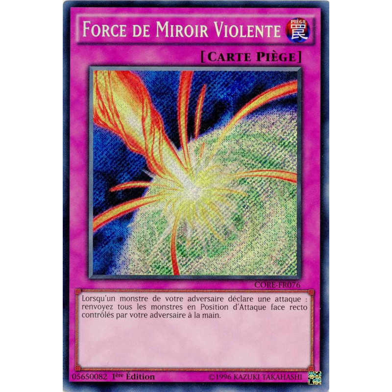 Yu-Gi-Oh TCG CORE-FR076 SE Force de Miroir Violente Choc des Rebellions