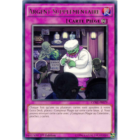 Yu-Gi-Oh TCG CORE-FR079 R Argent Supplémentaire Choc des Rebellions