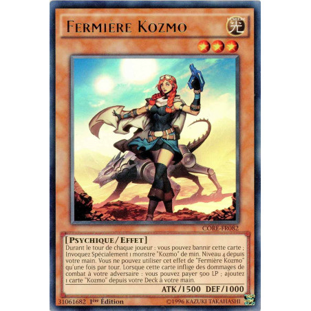 Yu-Gi-Oh TCG CORE-FR082 UR Fermière Kozmo Choc des Rebellions