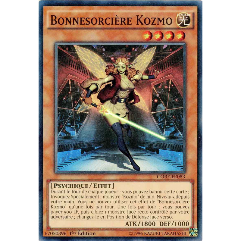 Yu-Gi-Oh TCG CORE-FR083 SR Bonnesorcière Kozmo Choc des Rebellions