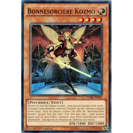 Yu-Gi-Oh TCG CORE-FR083 SR Bonnesorcière Kozmo Choc des Rebellions