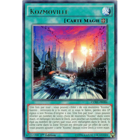 Yu-Gi-Oh TCG CORE-FR086 R Kozmoville Choc des Rebellions
