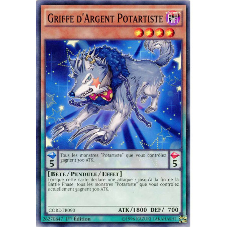Yu-Gi-Oh TCG CORE-FR090 C Griffe d'Argent Potartiste Choc des Rebellions