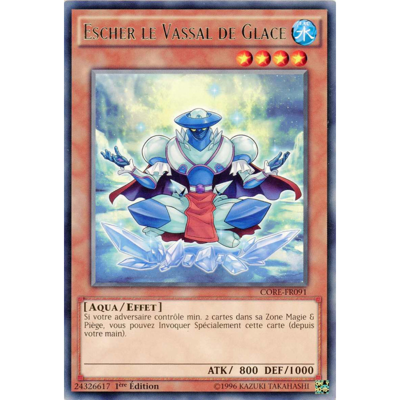 Yu-Gi-Oh TCG CORE-FR091 R Escher le Vassal de Glace Choc des Rebellions