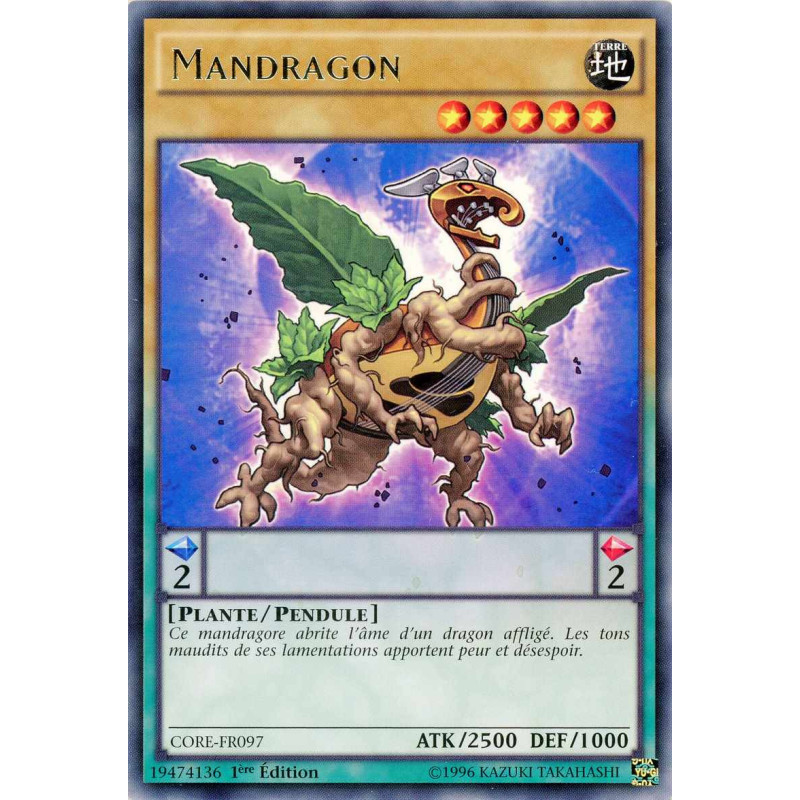 Yu-Gi-Oh TCG CORE-FR097 R Mandragon Choc des Rebellions