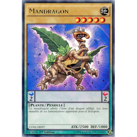 Yu-Gi-Oh TCG CORE-FR097 R Mandragon Choc des Rebellions