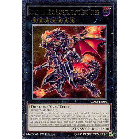 Yu-Gi-Oh TCG CORE-FR054 UL Dragon de Métal Flamboyant aux Yeux Rouges Choc des Rebellions