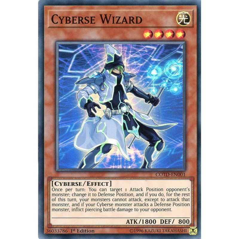 Yu-Gi-Oh TCG COTD-EN001 SR Cyberse Wizard Code of the Duelist