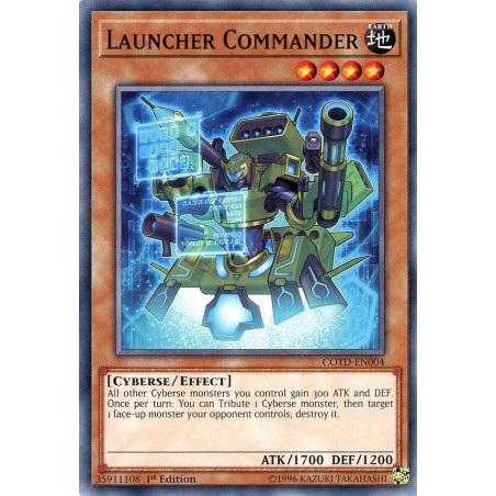 Yu-Gi-Oh TCG COTD-EN004 C Launcher Commander Code of the Duelist
