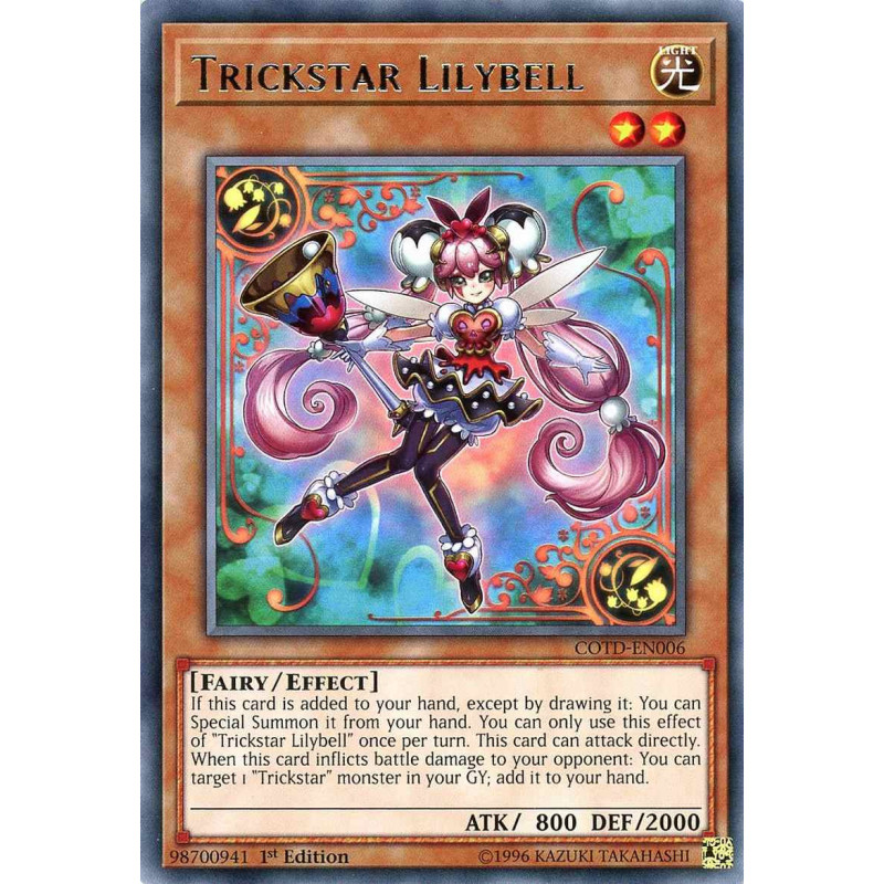 Yu-Gi-Oh TCG COTD-EN006 R Trickstar Lilybell Code of the Duelist