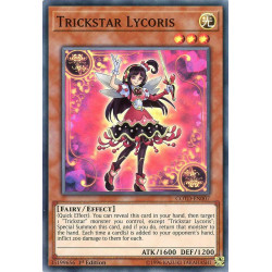 Yu-Gi-Oh TCG COTD-EN007 SR Trickstar Lycoris Code of the Duelist