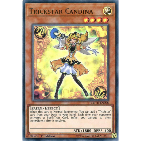 Yu-Gi-Oh TCG COTD-EN008 UR Trickstar Candina Code of the Duelist