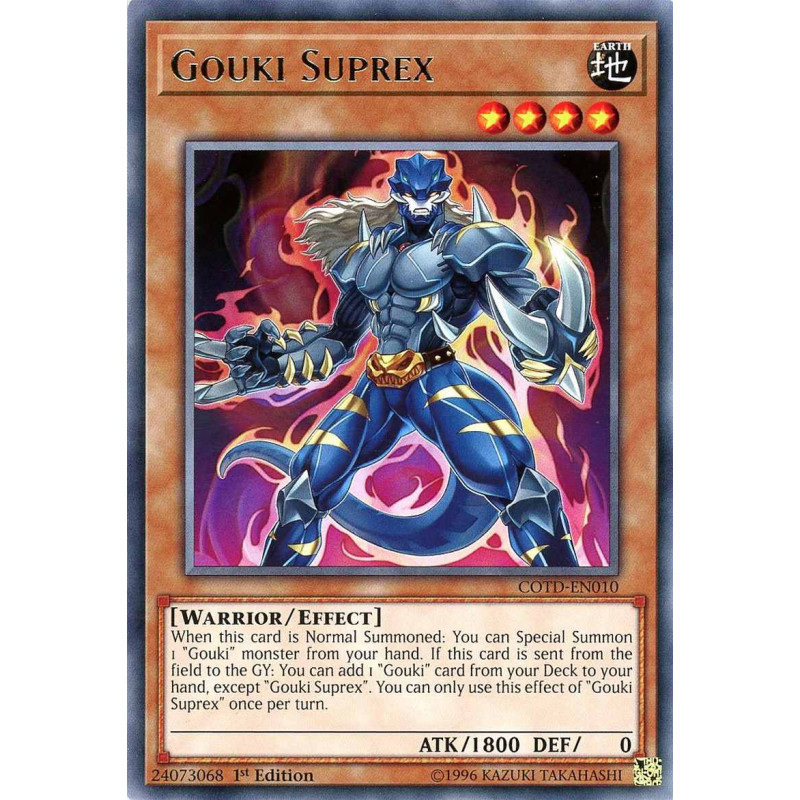 Yu-Gi-Oh TCG COTD-EN010 R Gouki Suprex Code of the Duelist