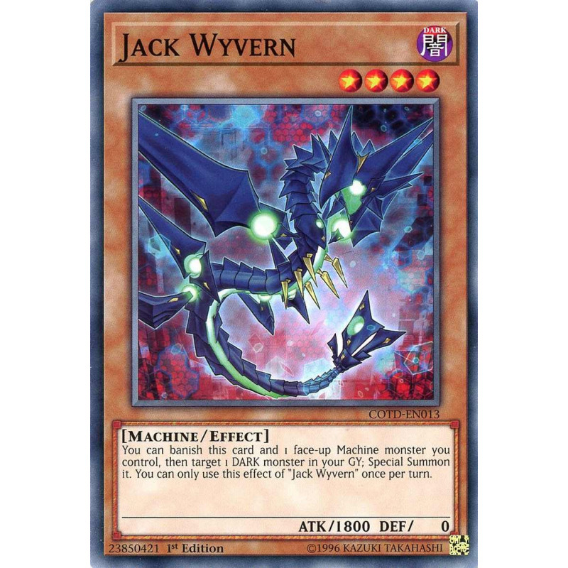 Yu-Gi-Oh TCG COTD-EN013 C Jack Wyvern Code of the Duelist