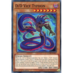 Yu-Gi-Oh TCG COTD-EN017 C D/D Vice Typhon Code of the Duelist