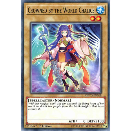 Yu-Gi-Oh TCG COTD-EN018 C Crowned by the World Chalice Code of the Duelist