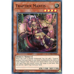Yu-Gi-Oh TCG COTD-EN030 SR Traptrix Mantis Code of the Duelist
