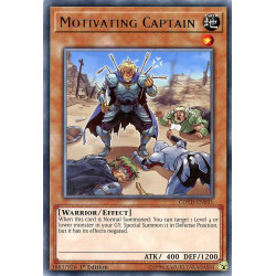 Yu-Gi-Oh TCG COTD-EN031 R Motivating Captain Code of the Duelist