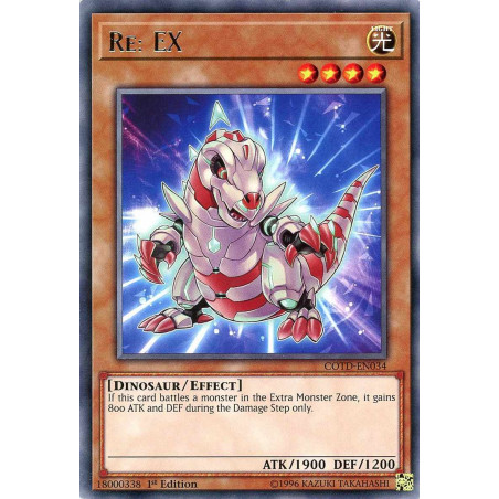 Yu-Gi-Oh TCG COTD-EN034 R Re: EX Code of the Duelist