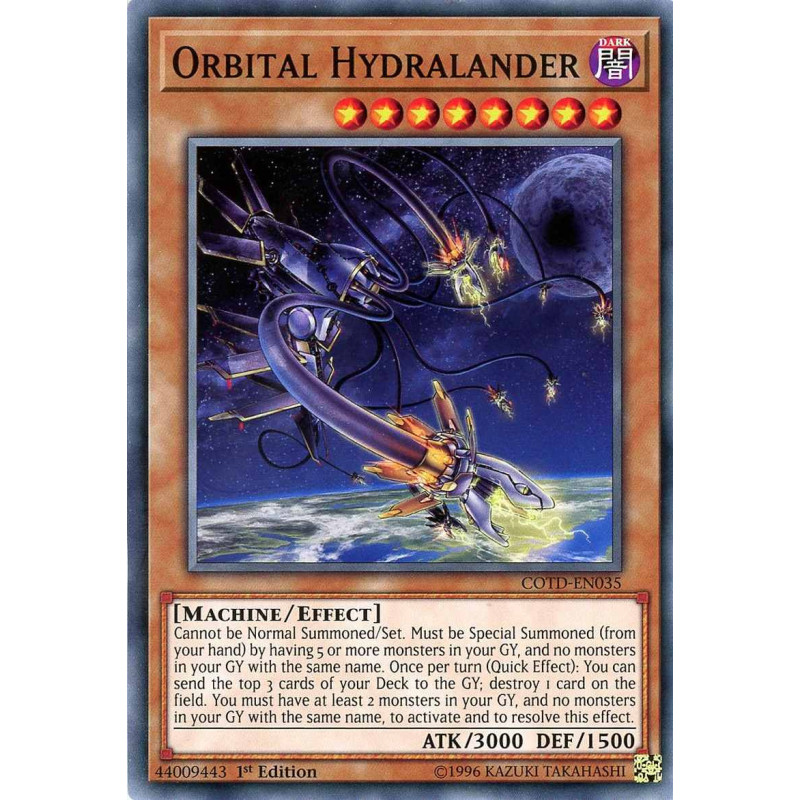 Yu-Gi-Oh TCG COTD-EN035 C Orbital Hydralander Code of the Duelist