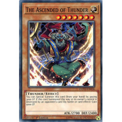 Yu-Gi-Oh TCG COTD-EN036 C The Ascended of Thunder Code of the Duelist