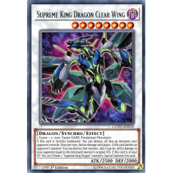 Yu-Gi-Oh TCG COTD-EN039 R Supreme King Dragon Clear Wing Code of the Duelist