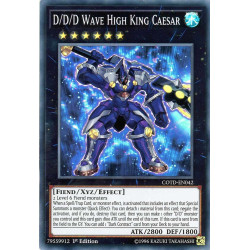 Yu-Gi-Oh TCG COTD-EN042 SR D/D/D Wave High King Caesar Code of the Duelist
