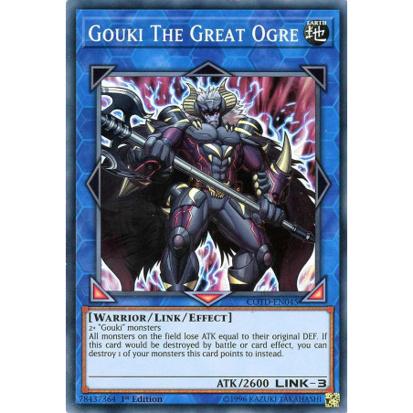 Yu-Gi-Oh TCG COTD-EN045 SR Gouki The Great Ogre Code of the Duelist
