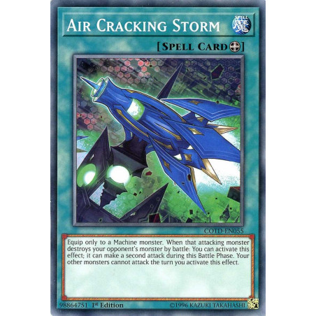 Yu-Gi-Oh TCG COTD-EN055 C Air Cracking Storm Code of the Duelist