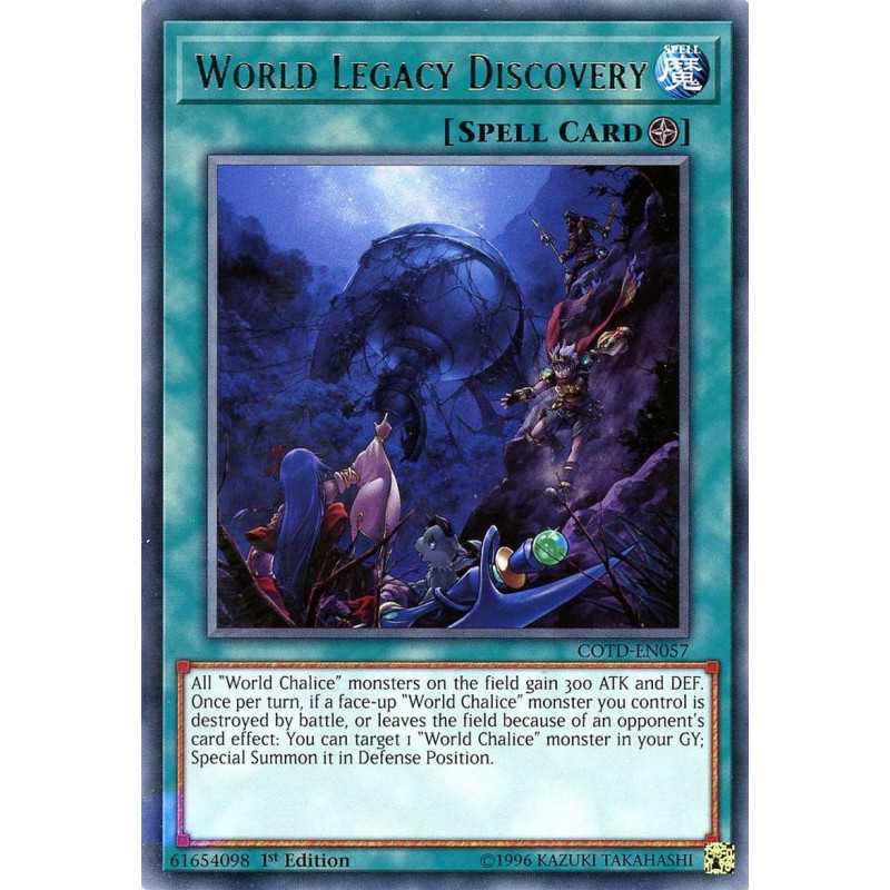 Yu-Gi-Oh TCG COTD-EN057 R World Legacy Discovery Code of the Duelist