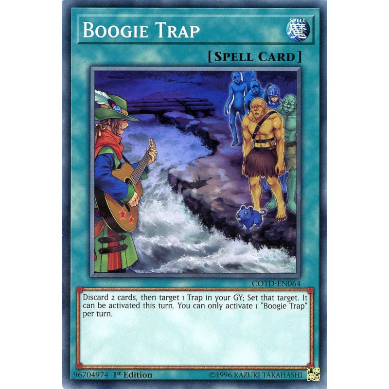 Yu-Gi-Oh TCG COTD-EN064 C Boogie Trap Code of the Duelist