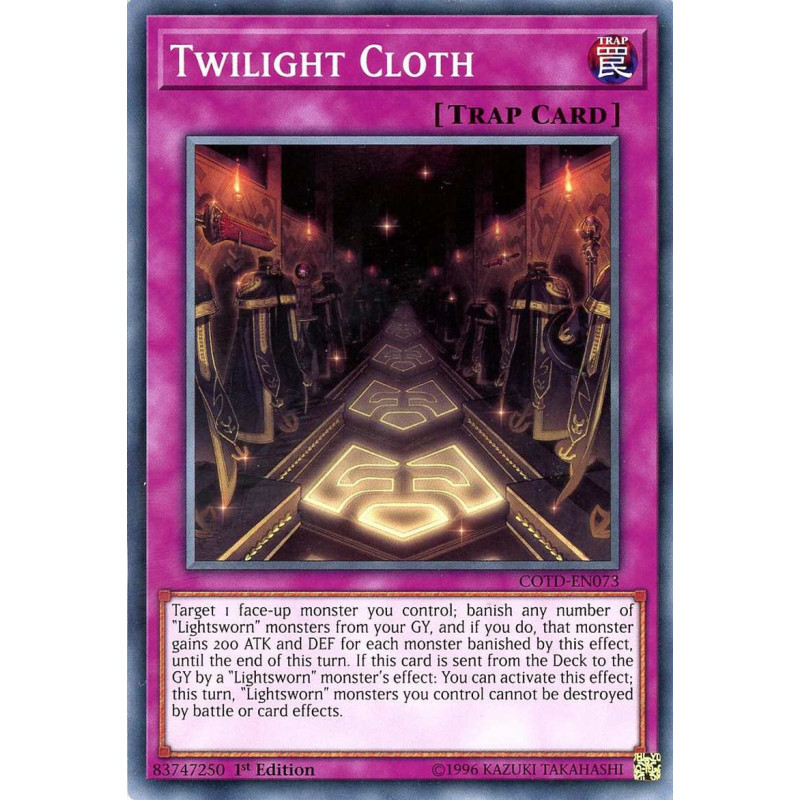 Yu-Gi-Oh TCG COTD-EN072 R Twilight Eraser Code of the Duelist