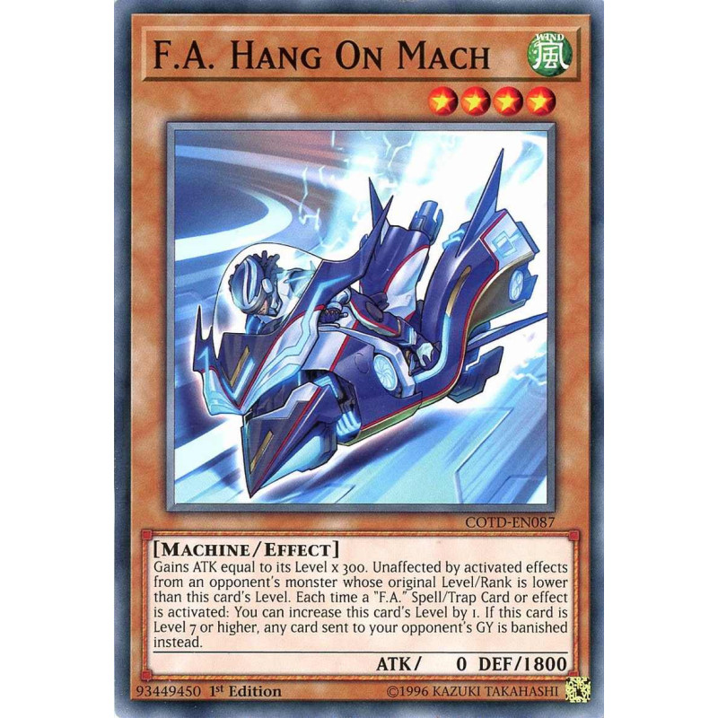Yu-Gi-Oh TCG COTD-EN086 C F.A. Sonic Meister Code of the Duelist