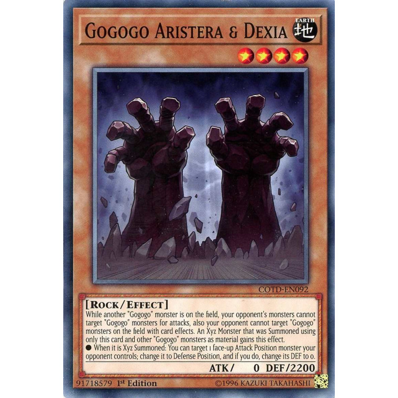 Yu-Gi-Oh TCG COTD-EN091 C Infernity Patriarch Code of the Duelist