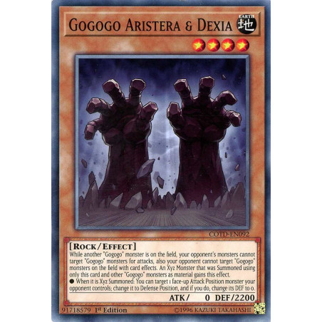 Yu-Gi-Oh TCG COTD-EN091 C Infernity Patriarch Code of the Duelist