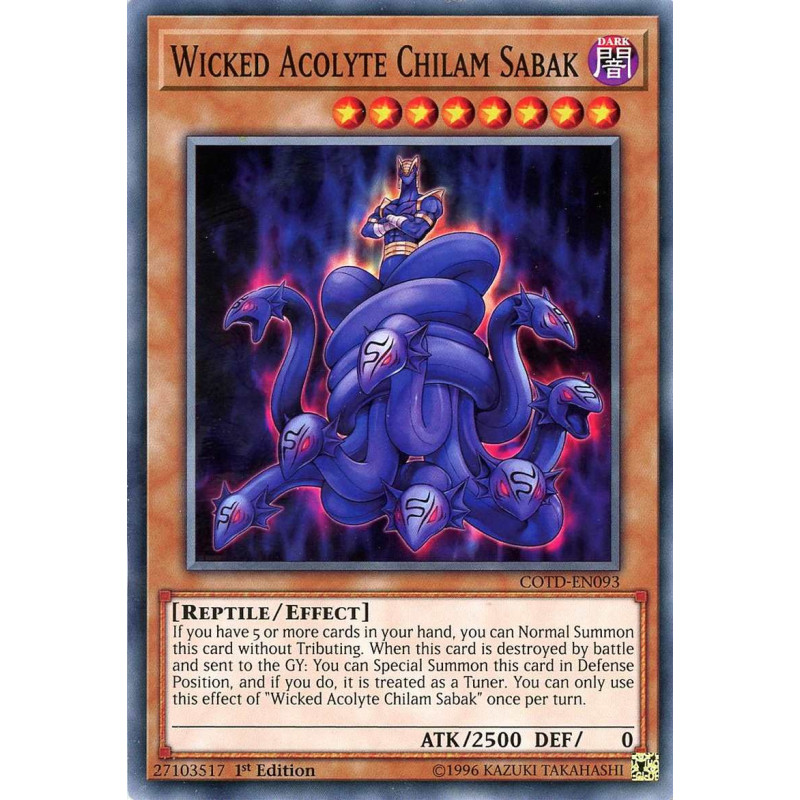 Yu-Gi-Oh TCG COTD-EN092 C Gogogo Aristera & Dexia Code of the Duelist