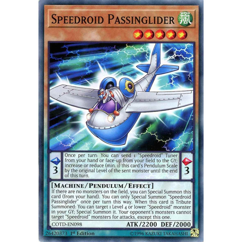 Yu-Gi-Oh TCG COTD-EN097 C Abyss Actor - Trendy Understudy Code of the Duelist