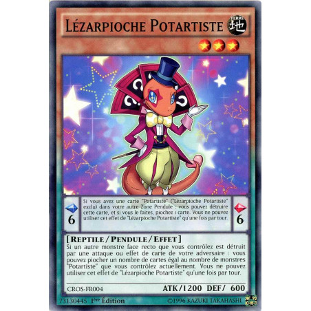 Yu-Gi-Oh TCG CROS-FR004 C Lézarpioche Potartiste Les Âmes Croisées