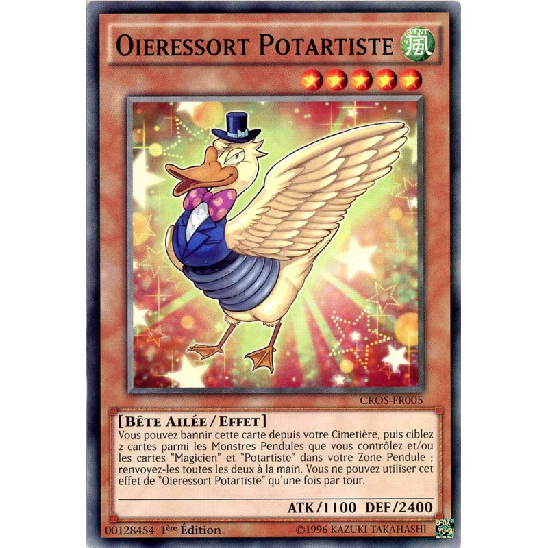Yu-Gi-Oh TCG CROS-FR005 C Oieressort Potartiste Les Âmes Croisées