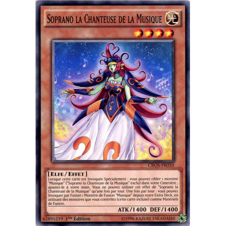 Yu-Gi-Oh TCG CROS-FR010 C Soprano la Chanteuse de la Musique Les Âmes Croisées